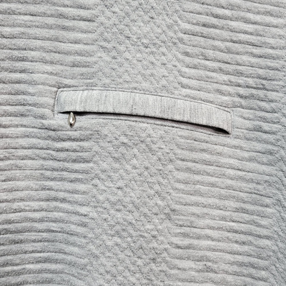LD-Sport International Mens‎ 2XLT Textured Ribbed Long Sleeve Polo Sweatshirt - Picture 2 of 9